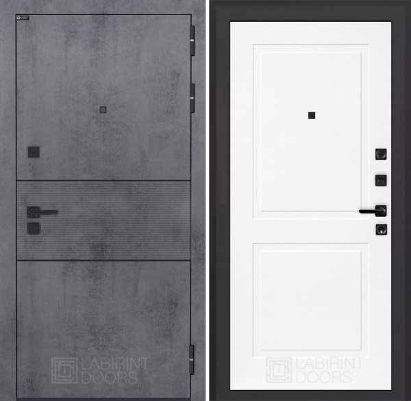 Дверь Лабиринт INFINITY (Ю) 11 — Белый софт