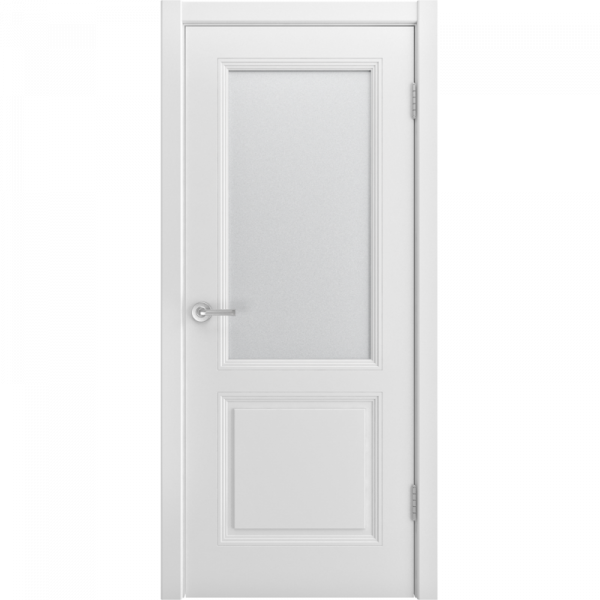 Дверь UNO-2 Со стеклом, эмаль белая