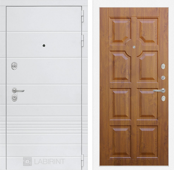 Дверь Лабиринт TRENDO 17 — Голден ОАК (Винорит)