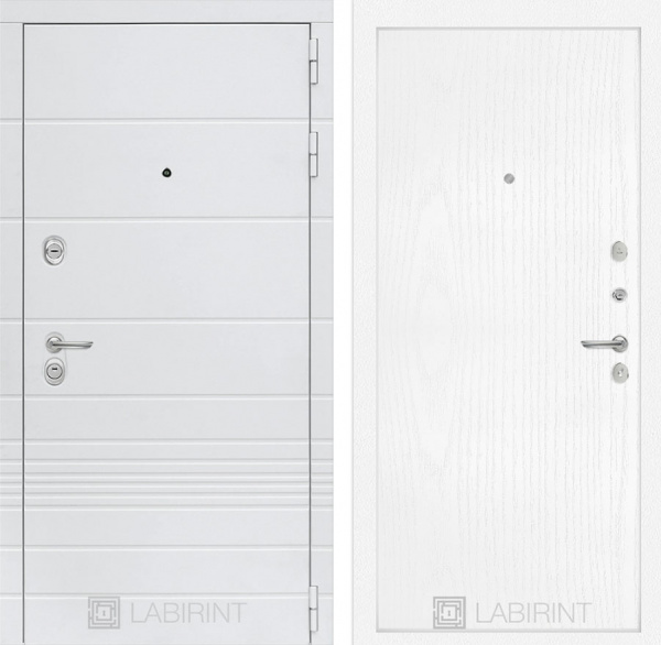 Дверь Лабиринт TRENDO 07 — Белое дерево