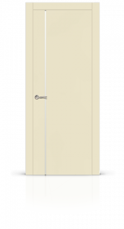 Дверь СИТИДОРС мод. Лучия-1 со стеклом Шпон Ясеня + Эмаль RAL 1013