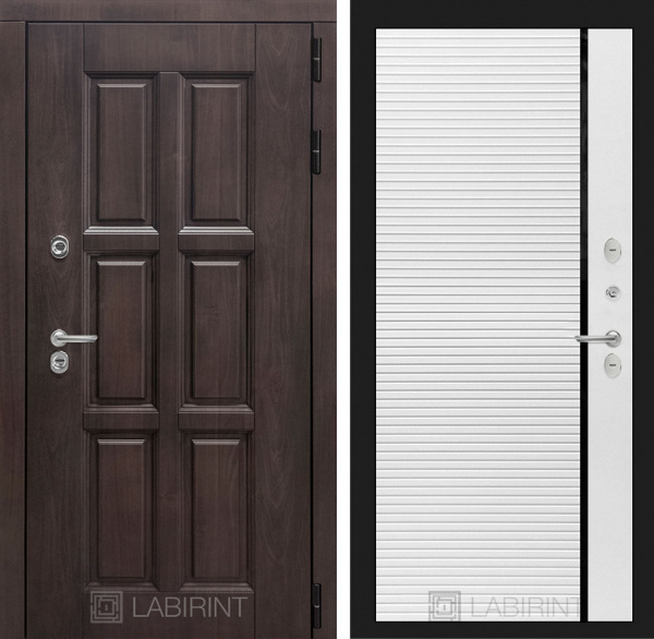 Дверь Лабиринт ЛОНДОН 22 — Белый софт