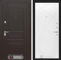 Дверь Лабиринт МЕГАПОЛИС 24 — Белый софт