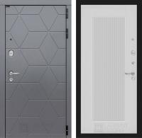 Дверь Лабиринт COSMO 30 — АМСТРОД Белый софт рельеф