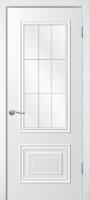 Дверь GRAND-1 Со стеклом, эмаль белая