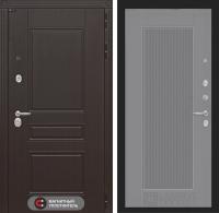 Дверь Лабиринт МЕГАПОЛИС 30 — АМСТРОД Серый софт рельеф