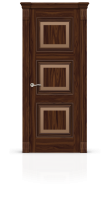 Дверь СИТИДОРС мод. Элеганс-8 со стеклом Шпон Американский орех