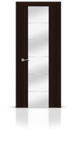 Дверь СИТИДОРС мод. Виконт со стеклом Шпон Венге