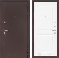 Дверь Лабиринт CLASSIC Антик медный 11 — Белый софт