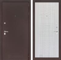 Дверь Лабиринт CLASSIC Антик медный 06 — Сандал белый