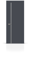Дверь СИТИДОРС мод. Лучия-1 со стеклом Шпон Ясеня + Эмаль RAL 7024