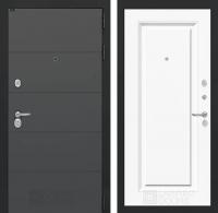 Дверь Лабиринт ART графит 27 — Эмаль RAL 9003