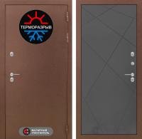 Дверь Лабиринт ТЕРМО МАГНИТ 24 — Графит софт