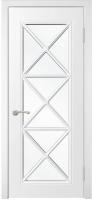 Дверь SKY-8 Со стеклом, эмаль белая