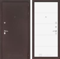 Дверь Лабиринт CLASSIC Антик медный 13 — Белый софт