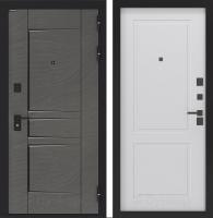 Дверь БУНКЕР BN-04 Дюна муссон с черной патиной/ФЛ-609 Белый софт