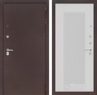 Дверь Лабиринт CLASSIC Антик медный 30 — АМСТРОД Белый софт рельеф