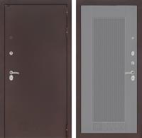 Дверь Лабиринт CLASSIC Антик медный 30 — АМСТРОД Серый софт рельеф