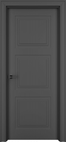 Дверь Офрам ПАСПАРТУ-33 глухая, эмаль черная