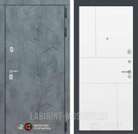 Дверь Лабиринт BETON 21 — Белый софт