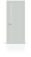 Дверь СИТИДОРС мод. Лучия-1 со стеклом Шпон Ясеня + Эмаль RAL 7035
