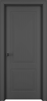 Дверь Офрам ПАСПАРТУ-2 глухая, эмаль черная