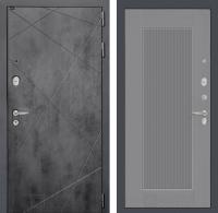 Дверь Лабиринт LOFT (Ю) 30 — АМСТРОД Серый софт рельеф