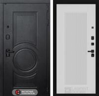 Дверь Лабиринт GRAND (Ю) 30 — АМСТРОД Белый софт рельеф