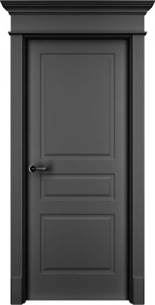 Дверь Офрам ПРИМА-3 глухая, эмаль черная