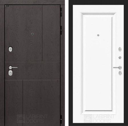 Дверь Лабиринт URBAN 27 — Эмаль RAL 9003