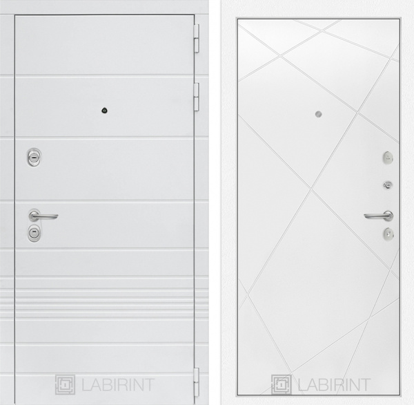 Дверь Лабиринт TRENDO 24 — Белый софт