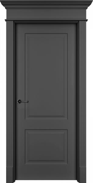 Дверь Офрам НАФТА-2 глухая, эмаль черная