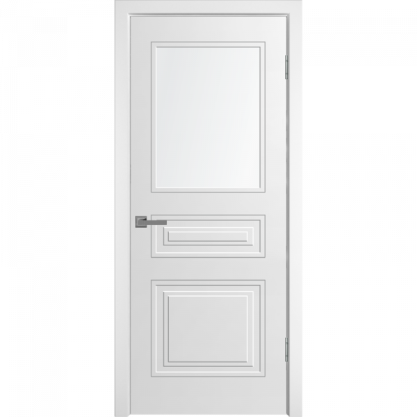 Дверь NEO-3 Со стеклом, эмаль белая