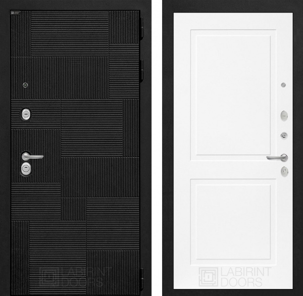 Дверь Лабиринт PAZL 11 — Белый софт