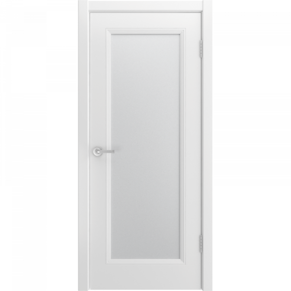 Дверь UNO-1 Со стеклом, эмаль белая