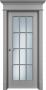 Дверь Офрам ОКСФОРД со стеклом, эмаль серая