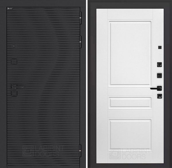 Дверь Лабиринт ВУЛКАНО (Ю) 03 — Белый софт