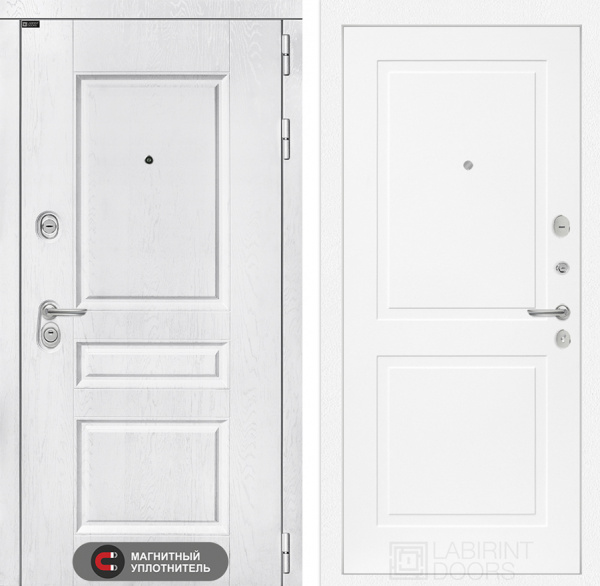 Дверь Лабиринт VERSAL (Ю) 11 — Белый софт