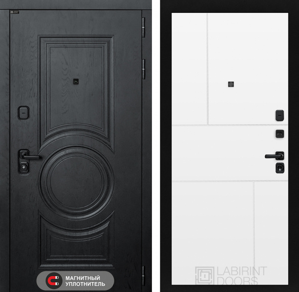 Дверь Лабиринт GRAND (Ю) 21 — Белый софт