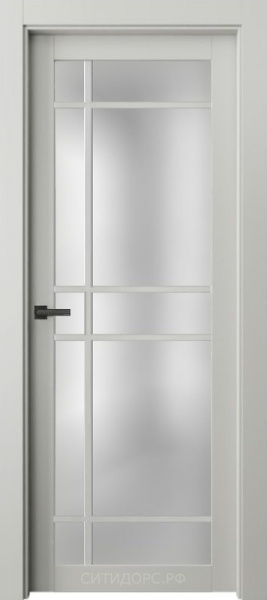 Дверь Офрам РОНДА-3 ст.Р10 со стеклом, эмаль белая