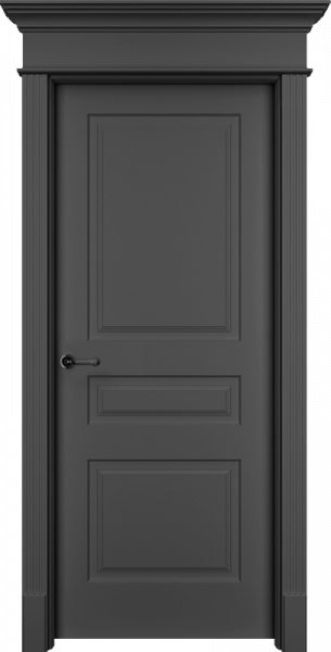 Дверь Офрам НАФТА-3 глухая, эмаль черная