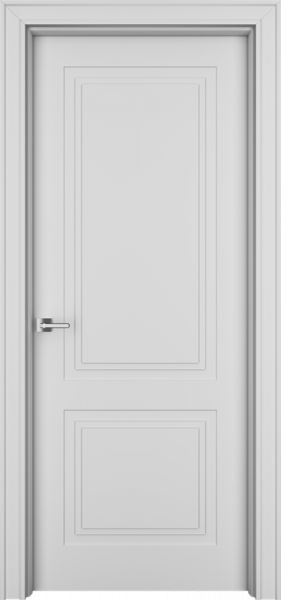 Дверь Офрам ПАСПАРТУ-2 глухая, эмаль белая