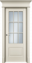 Дверь Офрам ОКСФОРД-2 со стеклом, эмаль кремовая RAL 9001