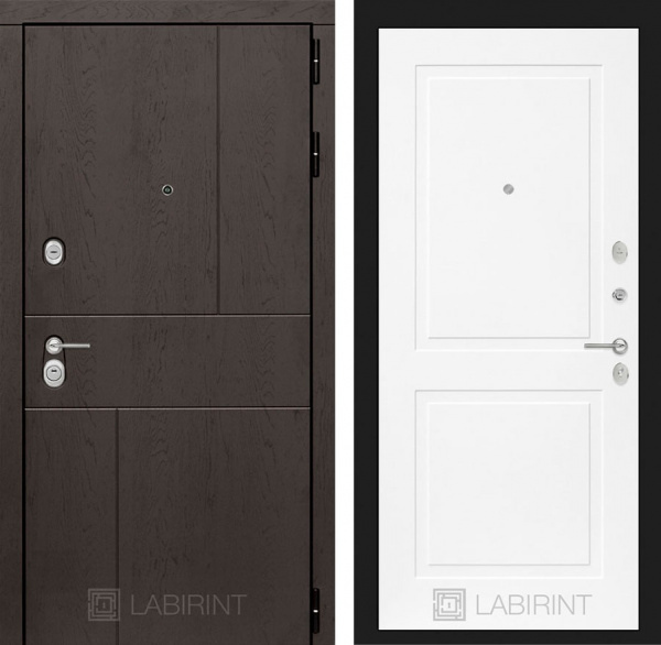 Дверь Лабиринт URBAN 11 — Белый софт