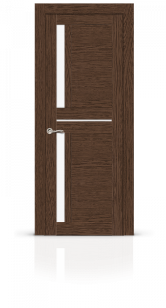 Дверь СИТИДОРС мод. Баджио со стеклом Экошпон орех