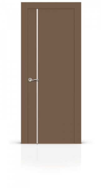 Дверь СИТИДОРС мод. Лучия-1 со стеклом Шпон Ясеня + Эмаль NCS 5010