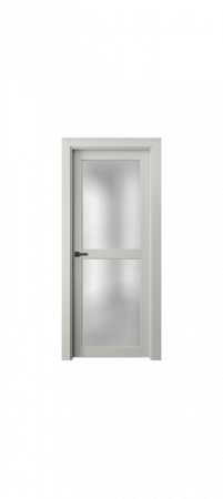 Дверь Офрам ПАРНАС-22 со стеклом, эмаль белая