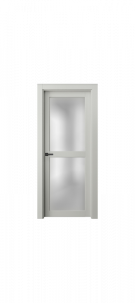 Дверь Офрам ПАРНАС-22 со стеклом, эмаль белая