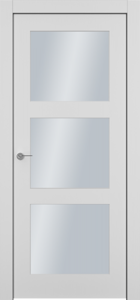 Дверь Офрам КЛАССИКА-33 со стеклом, эмаль белая