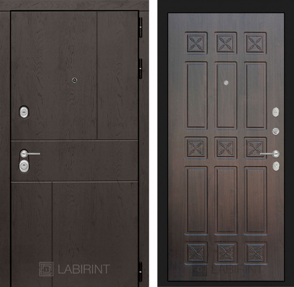 Дверь Лабиринт URBAN 16 — Алмон 28 (Винорит)